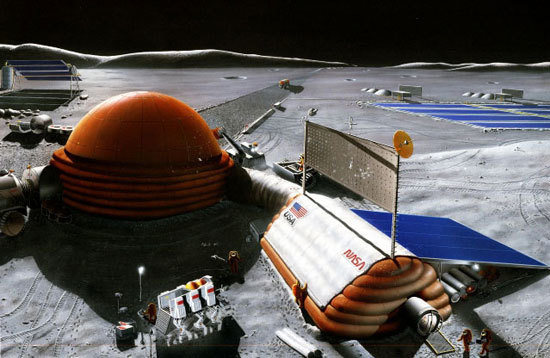 Existen huellas de europio y tantalio en la superficie de la Luna.