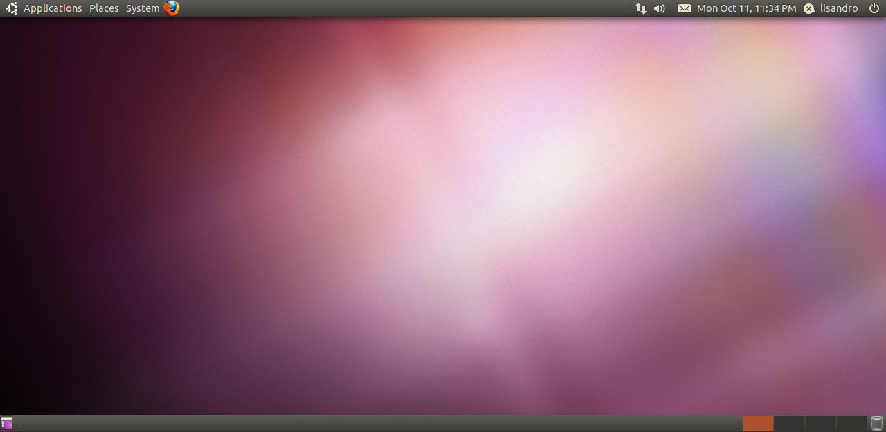 Ubuntu 10.10, escritorio por defecto