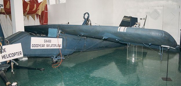 GA-468 Inflatoplane, en el museo del instituto Smithsonian. (Bzuk)
