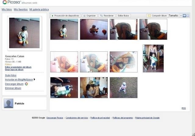 Los álbums de fotos en línea no son algo novedoso, pero la integración con Picasa2 es lo que más se destaca en este caso