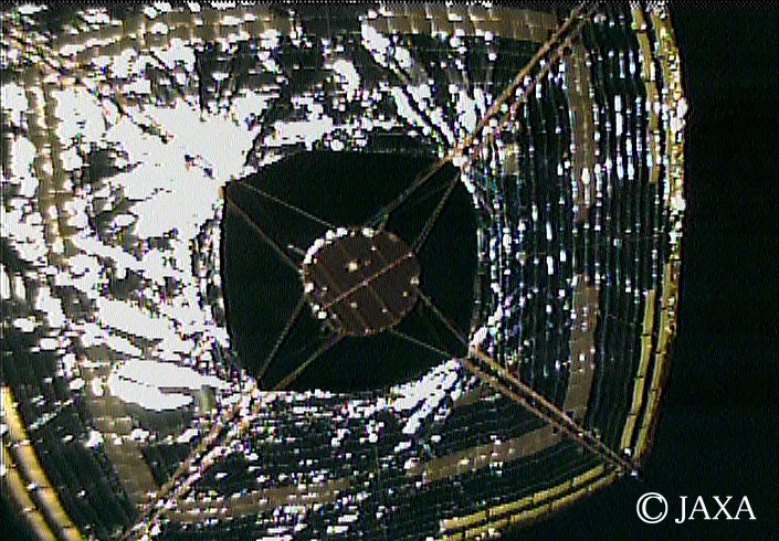 Desafortunadamente peor compuesto La vela solar Ikaros desplegada (imágenes) – NeoTeo