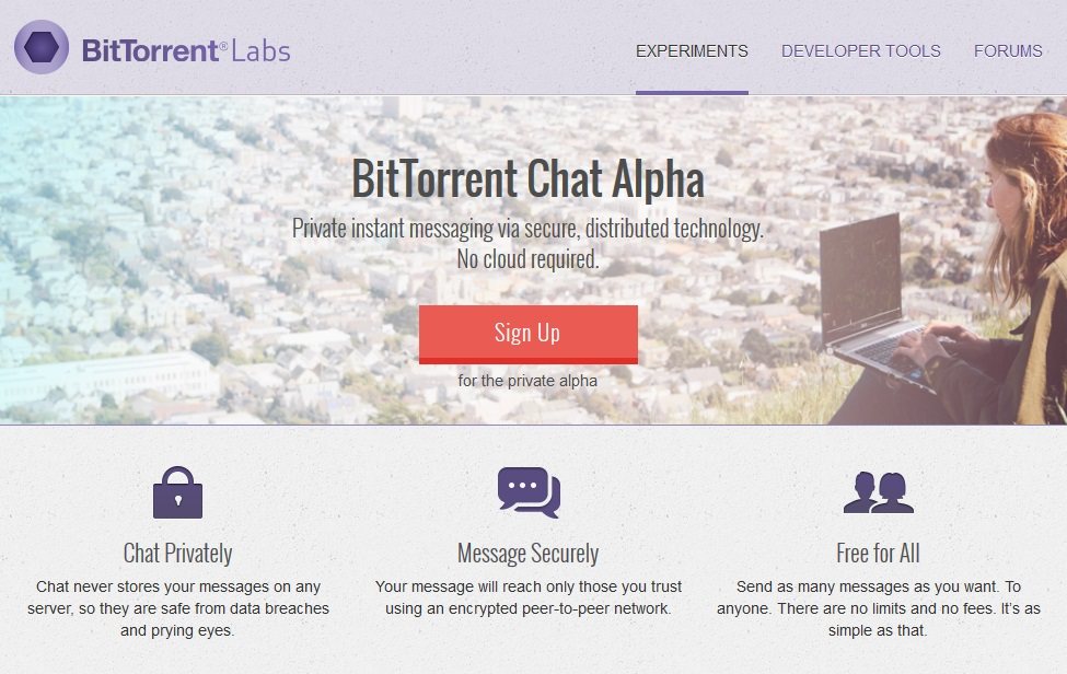 BitTorrent Chat