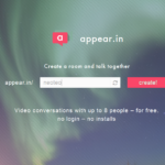 appear.in es una plataforma web que te permite realizar vídeos conferencias