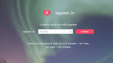 appear.in es una plataforma web que te permite realizar vídeos conferencias