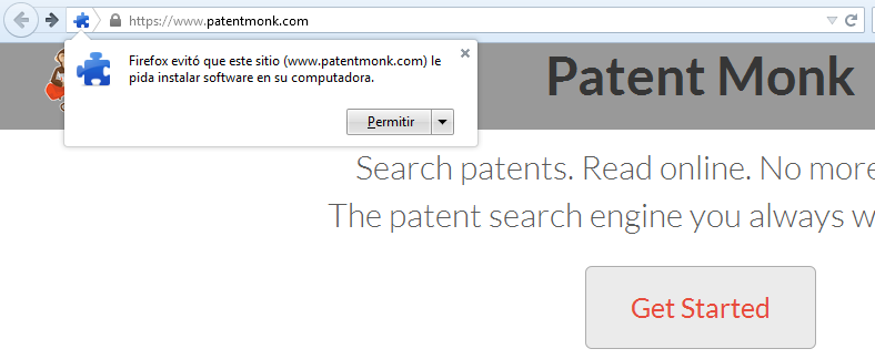 Y el segundo método de acceso ilimitado, el cual te permite buscar cualquier patente que este en Internet