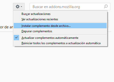 Memoria Firefox