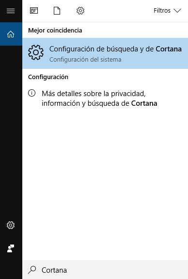 Eliminar Cortana