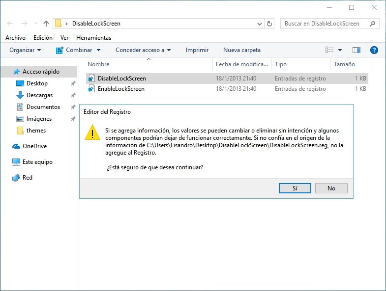 Cómo desactivar la pantalla de bloqueo en Windows 10
