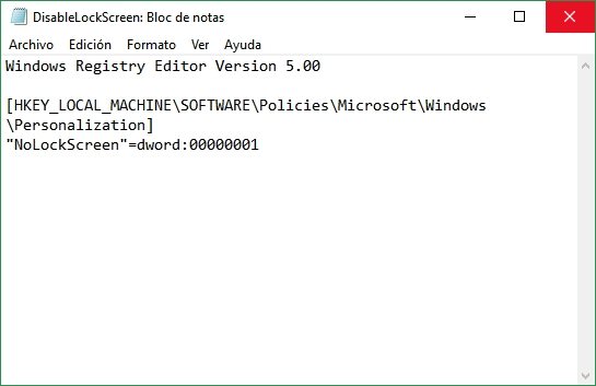 Cómo desactivar la pantalla de bloqueo en Windows 10