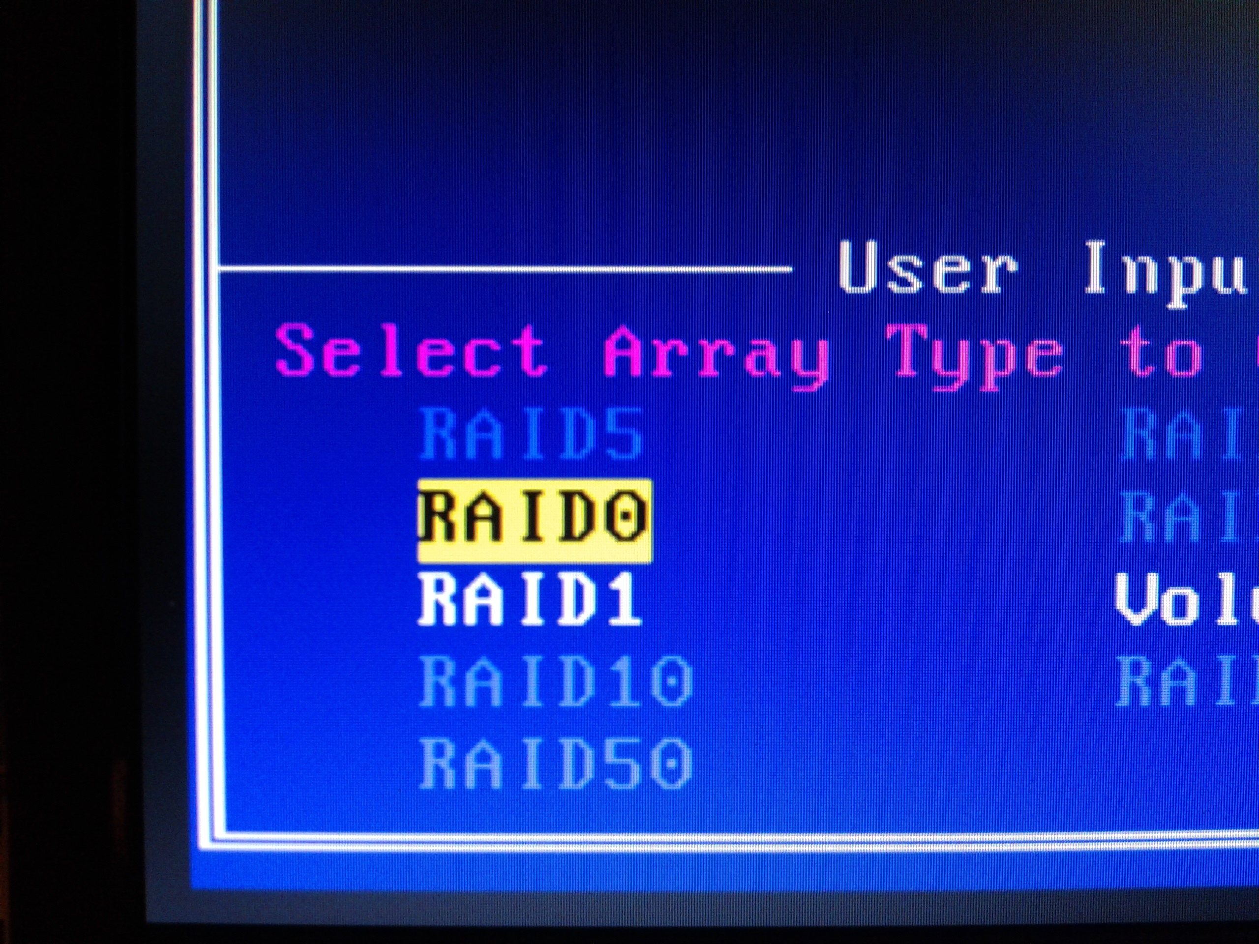 configurar dos SSD en RAID 0