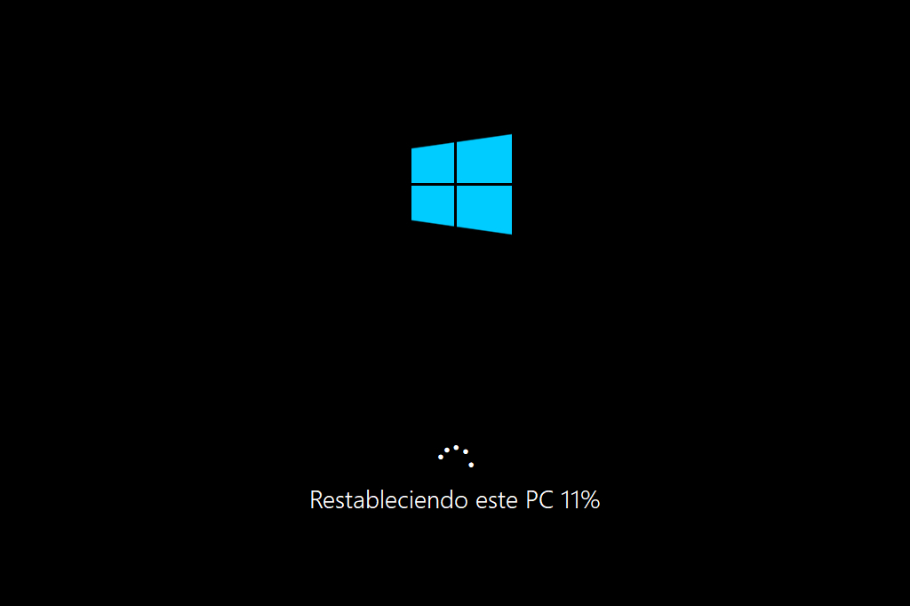 cómo restaurar windows 10