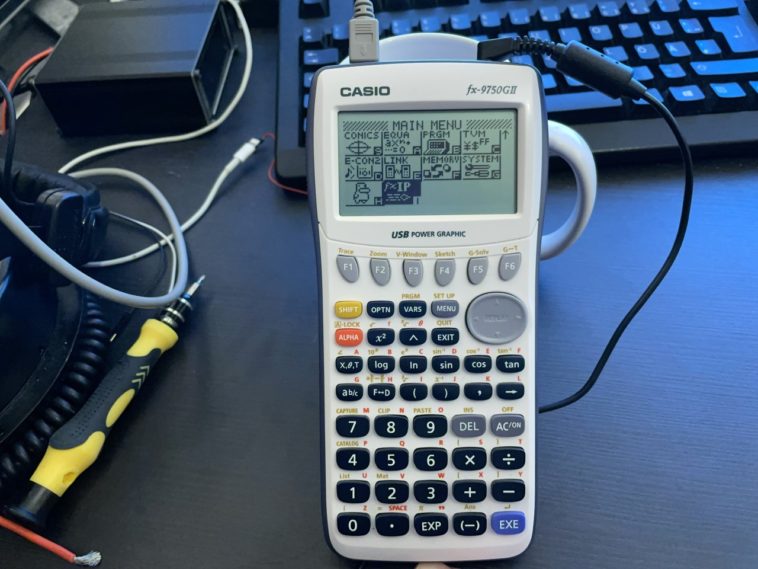 Internet en una calculadora Casio