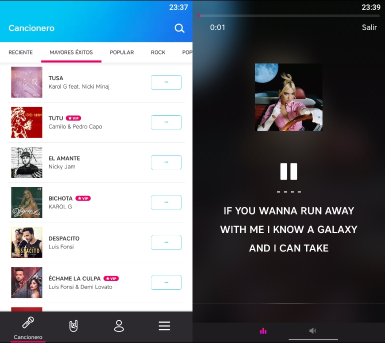 app de karaoke para android