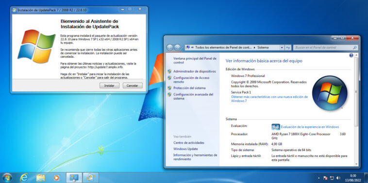 Actualizar Windows 7
