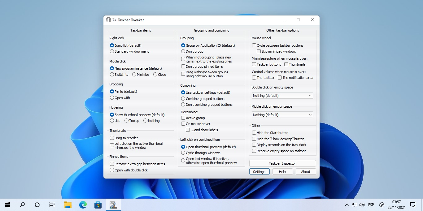 personalizar la barra de tareas de Windows 11