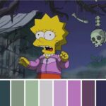 Las paletas de colores de Los Simpsons