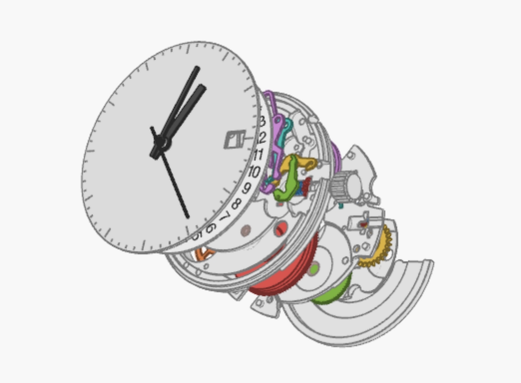 cómo funciona un reloj mecánico