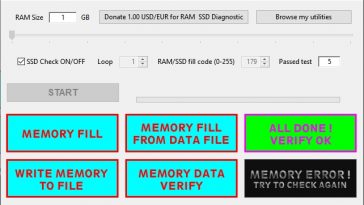 Cómo testear memoria RAM y SSD