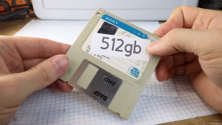 512 GB en un diskette