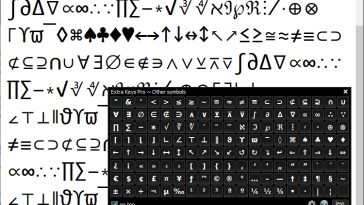 Cómo escribir símbolos que no están en el teclado