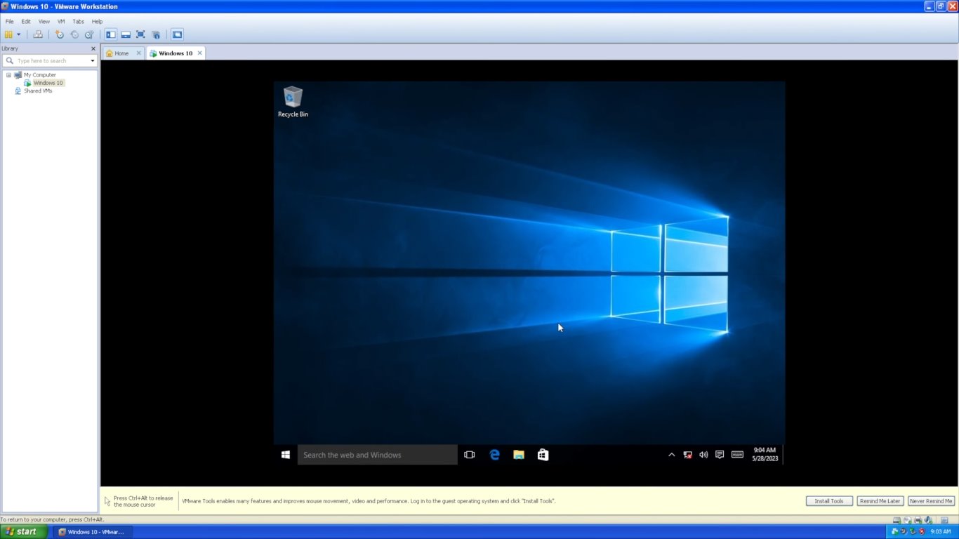Windows 10 en Windows XP