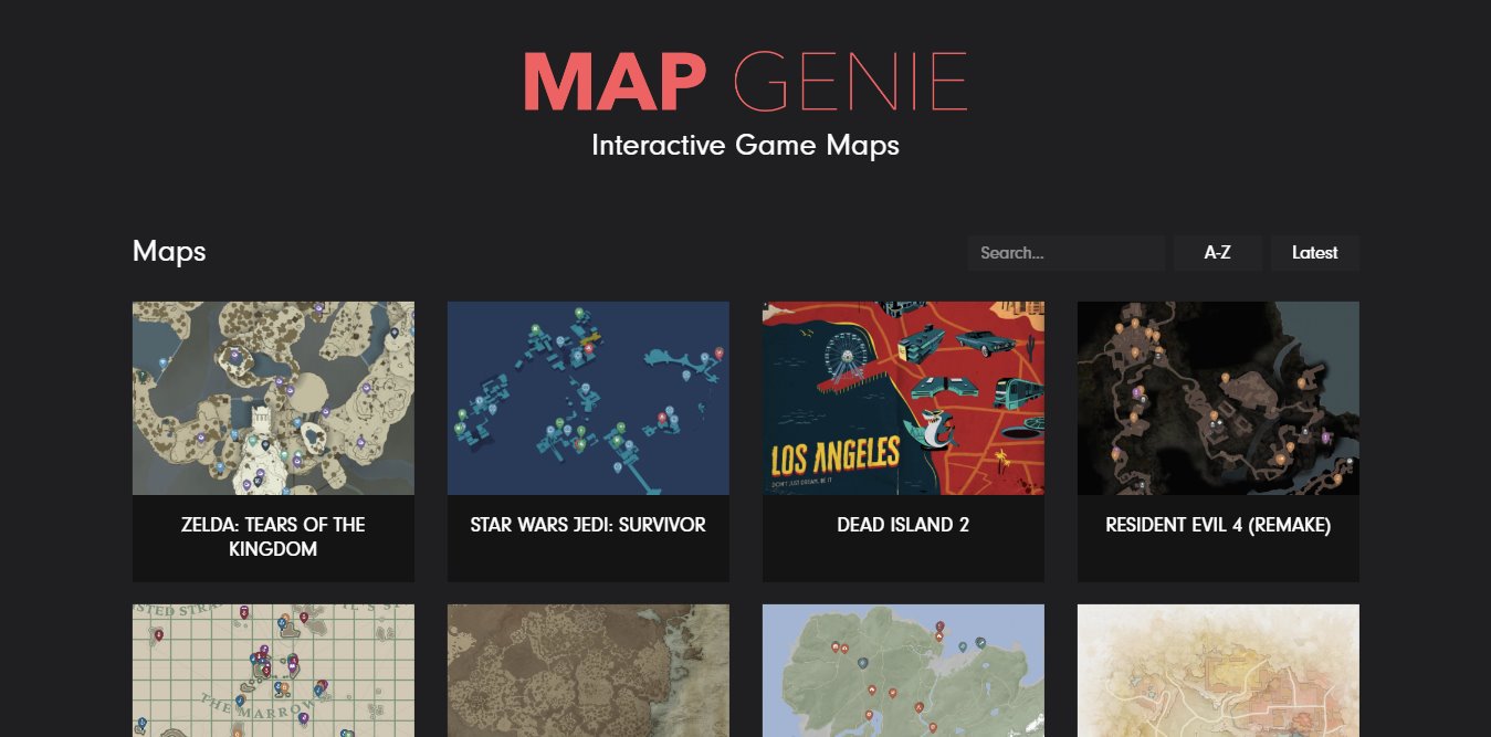 Mapas interactivos de juegos