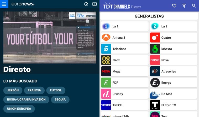 TDTChannels para Android
