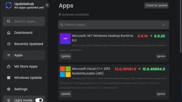 Cómo actualizar aplicaciones en Windows