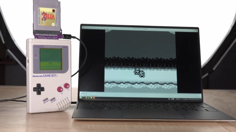 Capturar vídeo en una Game Boy