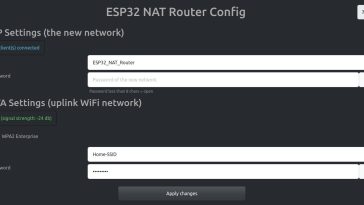Cómo crear un mini router NAT con un módulo ESP32