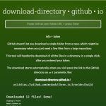 Cómo descargar carpetas de GitHub